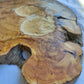 Olive Wood Slab with Natural Center | 200+ Year Old Live Edge Wood.