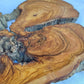 200+ Year Live Edge Olive Wood with Natural Voids for Epoxy Table.