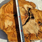 200+ Year Old Olive Wood Slab | Live Edge Olive Wood Slice for Epoxy.