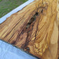 Large Olive Wood Slab | Live Edge Wood Plank for Table, Desk & Furniture.