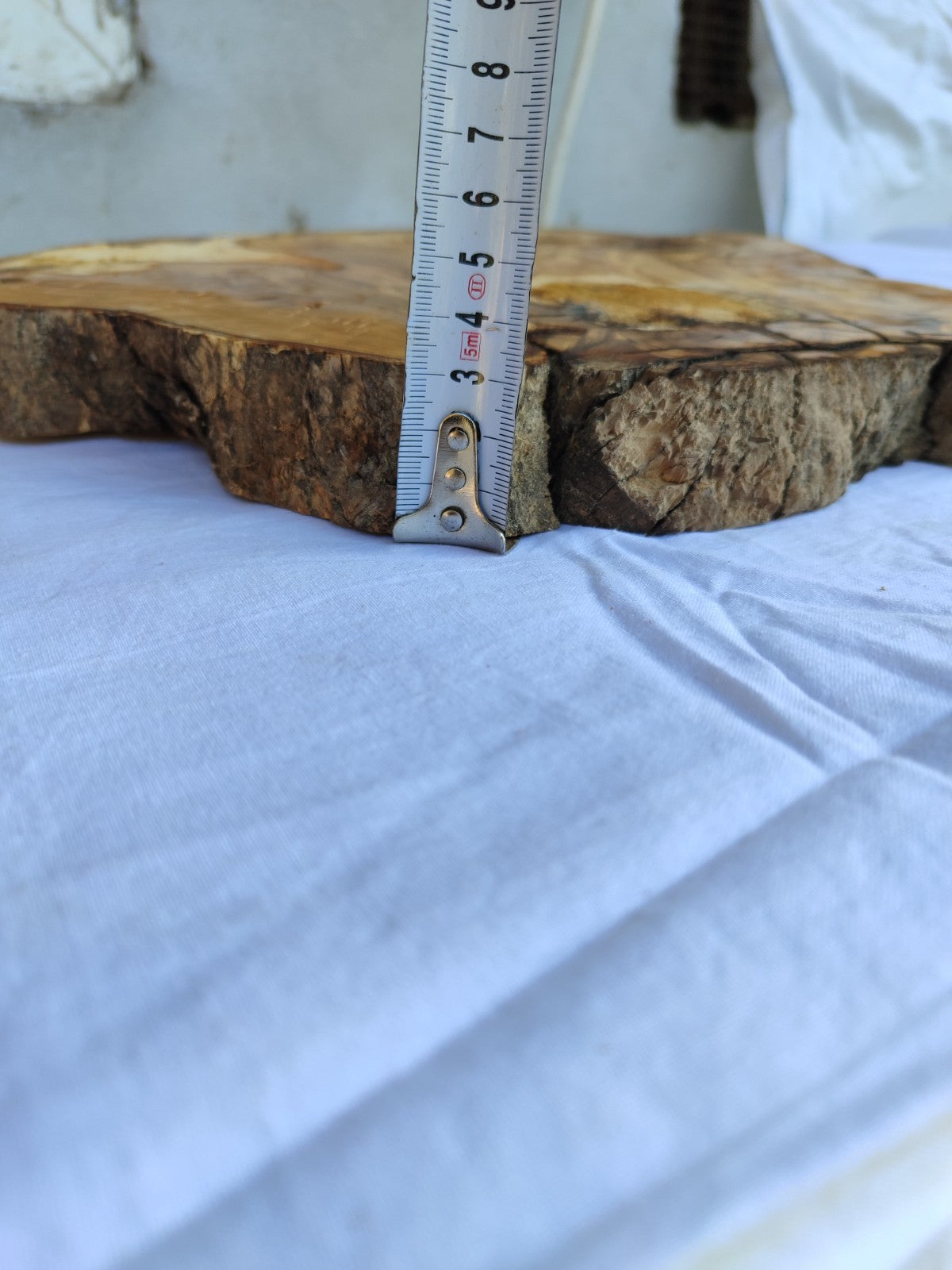 Small Olive Wood Slab 200+ Years | Live Edge Olive Wood Slice for Epoxy.