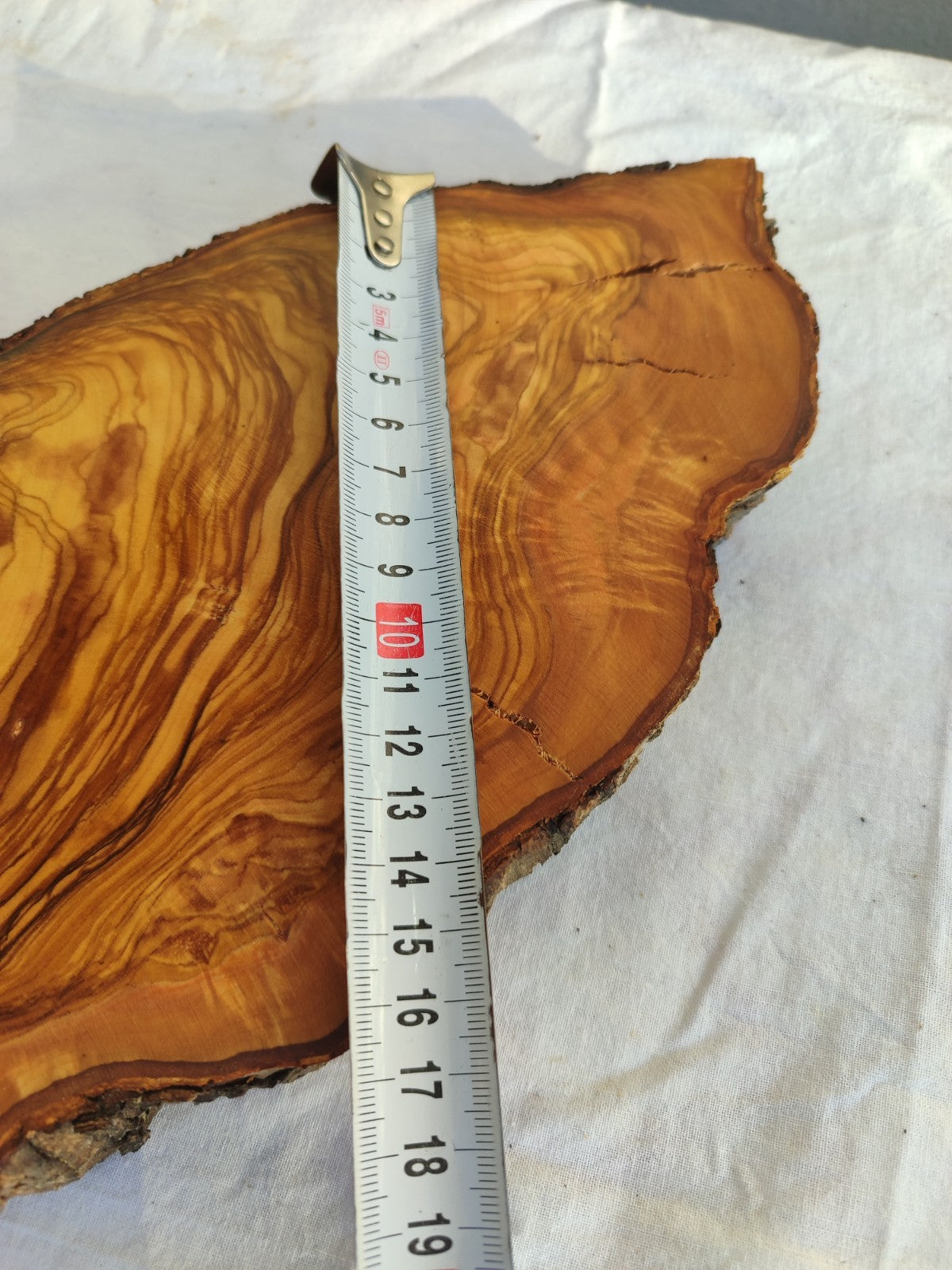 200+ Year Old Olive Wood Slab | Long Live Edge Olive Wood Slice.