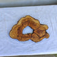 Rare Olive Wood Live Edge Slab 25x39cm - Unique Grain Epoxy Resin Wood for Clock & Guitar Body - Sustainable Luxury &