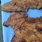 Rare Olive Wood Slab 51x53cm | Premium Live Edge for Epoxy Resin, Clock, Guitar Body | Ultra Dry Sustainable Luxury DIY Lumber.