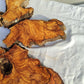 Rare Olive Wood Slab 23"x23" | Live Edge Epoxy Table Top | Premium Luthier Wood | Dry Exotic Lumber | Unique Grain DIY Art 58x59cm.