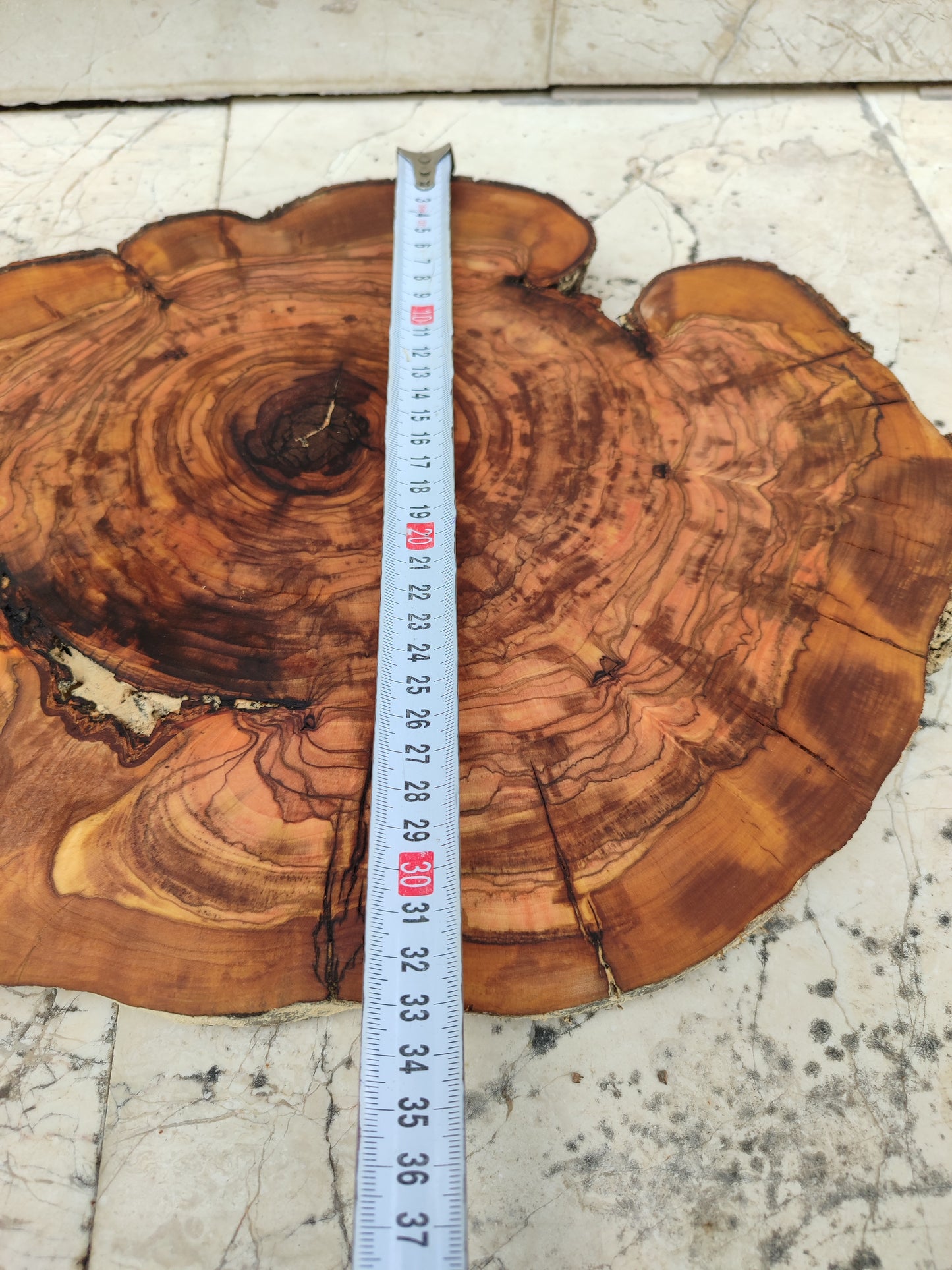 Rare Olive Wood Slab – Live Edge, Unique Grain, Sustainable Luxury for Epoxy, Table & Craft