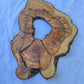 Rare Olive Wood Live Edge Slab 25x39cm - Unique Grain Epoxy Resin Wood for Clock & Guitar Body - Sustainable Luxury &
