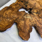 Rare Olive Wood Slab 43x66cm | Live Edge for Epoxy Resin & Coffee Table | Premium Dry Luthier Wood | Unique Grain Sustainable Luxury Art.