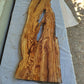 Rare Live Edge Olive Wood Slab – Unique Grain, Sustainable Luxury for Epoxy, Table & Crafts