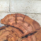 Rare Olive Wood Live Edge Slab - Unique Grain - Sustainable Luxury for Epoxy & Luxury Crafts (30x38 cm)