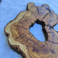 Rare Olive Wood Slab 27x40cm • Live Edge for Epoxy Resin • Dried Luthier Timber • Unique Grain Luxury DIY Material