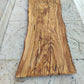 Rare Premium Olive Wood Live Edge Slab - Unique Grain - Sustainable Luxury