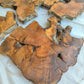 Rare Olive Wood Slab – Live Edge, Unique Grain, Sustainable Luxury | 40x44x2.5 cm