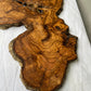 Rare Live Edge Olive Wood Slab 38x61cm - Premium Dry Luthier Lumber for Epoxy Resin Art, Coffee Tables & Unique Guitar Bodies.