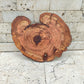 Rare Live Edge Olive Wood Slab – 33x40cm, Unique Grain, Natural Luster, Sustainable Luxury for Epoxy & Crafts