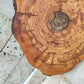 Rare Olive Wood Slab – Live Edge, Unique Grain, Sustainable Luxury – Premium Natural Luster for Epoxy & Artisan Crafts (31x37x2.5 cm)