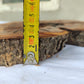 Rare Olive Wood Live Edge Slab – Premium Sustainable Luxury Unique Grain 29x39x3 cm - Olive Generic