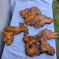 3pcs Rare Live Edge Olive Wood Slab 55x56cm | Super Dry 3% Moisture | Unique Grain for Epoxy Resin, Guitar Body & Luxury Art.