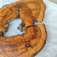 Rare Olive Wood Slab – Live Edge Unique Grain Sustainable Luxury – 29x39x3 cm Epoxy Friendly - Olive Generic
