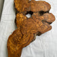Rare Olive Wood Slab 28x52cm | Dry Live Edge Burl for Resin Art, Clock & Luthier | Unique Grain Sustainable Luxury Woodworking Material.
