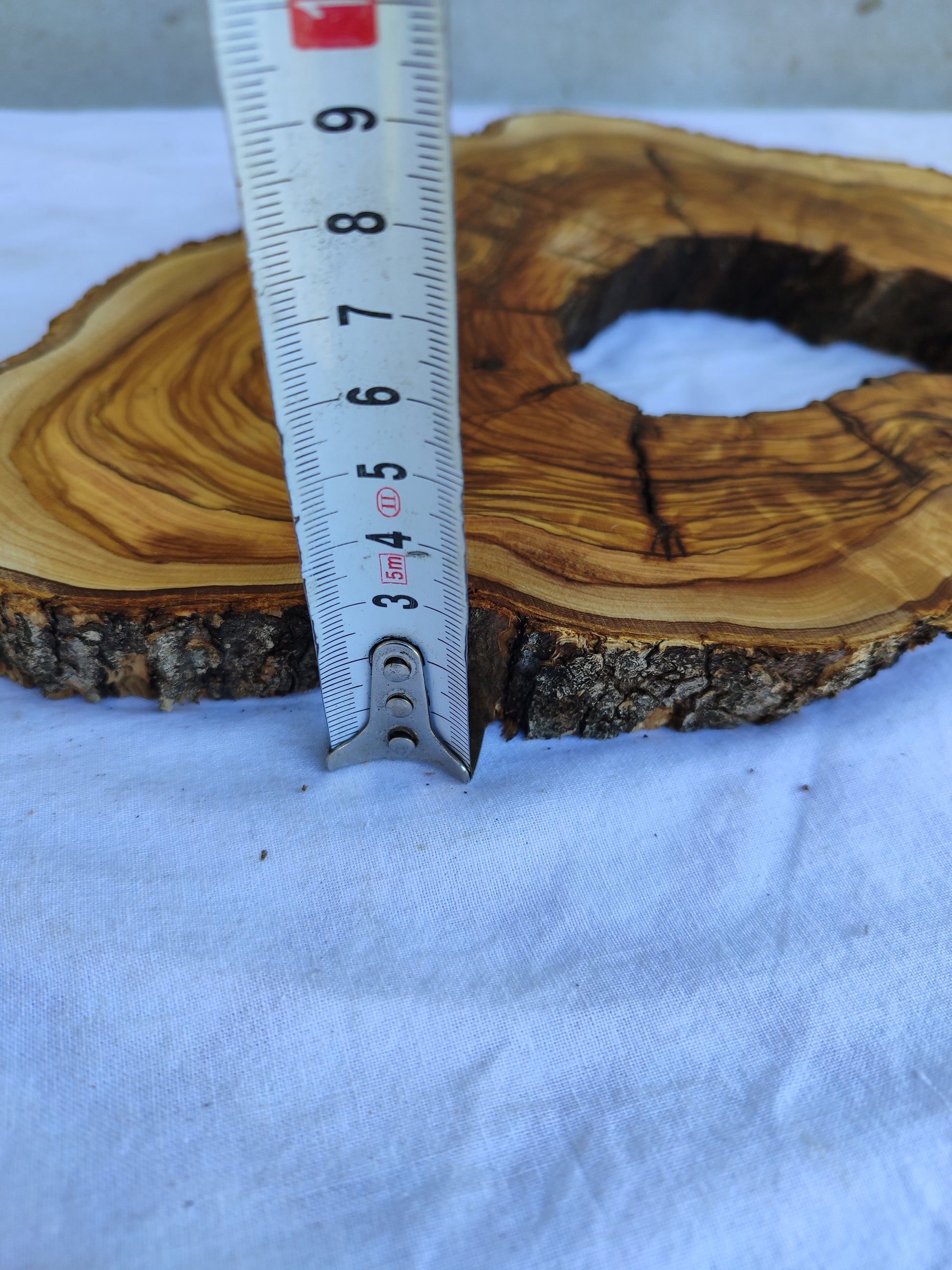 Rare Olive Wood Slab 27x40cm • Live Edge for Epoxy Resin • Dried Luthier Timber • Unique Grain Luxury DIY Material
