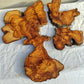 Rare Olive Wood Slab 53x55cm - Live Edge for Epoxy Resin & Coffee Table.