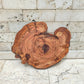 Rare Olive Wood Live Edge Slab – 31x40cm Premium Sustainable Luxury, Unique Grain, Natural Luster, Epoxy Friendly