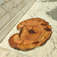 Rare Olive Wood Slab – Live Edge Slab, Unique Grain, Sustainable Luxury – 32x38x2.5 cm for Epoxy, Table & Craft