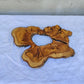 Rare Olive Wood Slab 28x39cm - Ultra Dry Live Edge Burl for Epoxy Resin & Luxury Crafts | Unique Grain Luthier Material