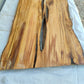 Rare Live Edge Olive Wood Slab – 33x80cm, Sustainable Luxury, Unique Grain, Natural Luster