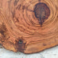 Rare Live Edge Olive Wood Slab – 33x40cm, Unique Grain, Natural Luster, Sustainable Luxury for Epoxy & Crafts