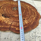 Rare Olive Wood Slab – Live Edge, Unique Grain, Sustainable Luxury – 33x39x2.5cm