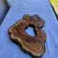 Rare Olive Wood Slab 27x40cm • Live Edge for Epoxy Resin • Dried Luthier Timber • Unique Grain Luxury DIY Material