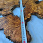 Rare Olive Wood Slab 51x51cm | Live Edge for Epoxy Resin & Coffee Table.