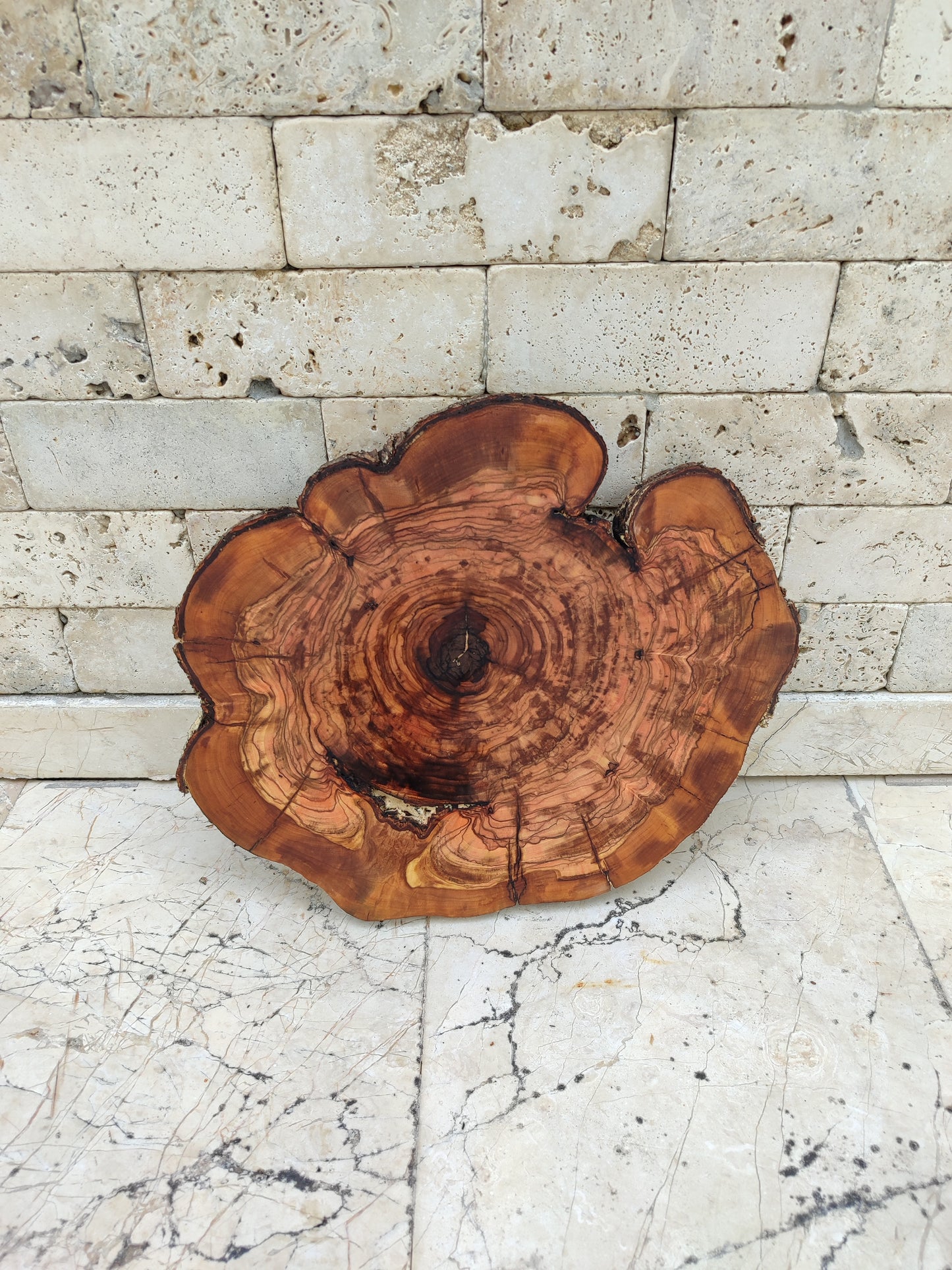 Rare Olive Wood Slab – Live Edge, Unique Grain, Sustainable Luxury for Epoxy, Table & Craft