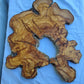 Rare 300+ Year Old Olive Wood Slab 17x20" - Live Edge for Epoxy Resin & Charcuterie - Kiln Dried Sustainable Luxury DIY Art.