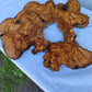 Rare Olive Wood Slab 51x51cm | Live Edge for Epoxy Resin & Coffee Table.
