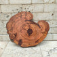 Rare Live Edge Olive Wood Slab – 33x40cm, Unique Grain, Natural Luster, Sustainable Luxury for Epoxy & Crafts