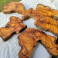 Rare Olive Wood Slab 53x55cm - Live Edge for Epoxy Resin & Coffee Table.