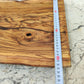 Rare Olive Wood Live Edge Slab – 33x78cm Premium Sustainable Luxury for Epoxy, Table & Craft