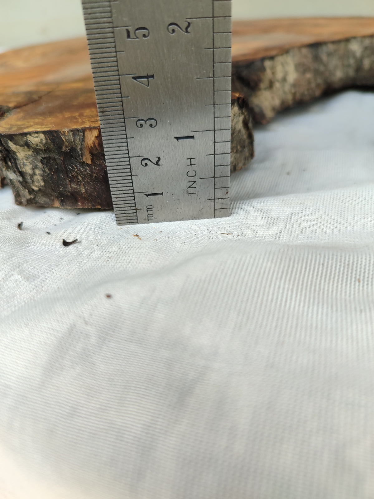 Live Edge Olive Wood Slab 39x53cm Epoxy Resin Coffee Table