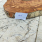 Rare Olive Wood Slab – Live Edge, Unique Grain, Sustainable Luxury – 32x38x2.5 cm