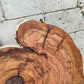 Rare Olive Wood Slab – Live Edge Unique Grain, Sustainable Luxury, 32x40x2.5cm