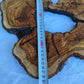 Rare Live Edge Olive Wood Slab 29x40cm | Unique Grain for Epoxy Guitar & Luxury Crafts | Ultra-Dry 3% Moisture Lumber