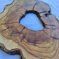 Rare Olive Wood Live Edge Slab 26x38cm | Ultra Dry 3% Moisture | Unique Grain for Epoxy Resin & Luthier Art