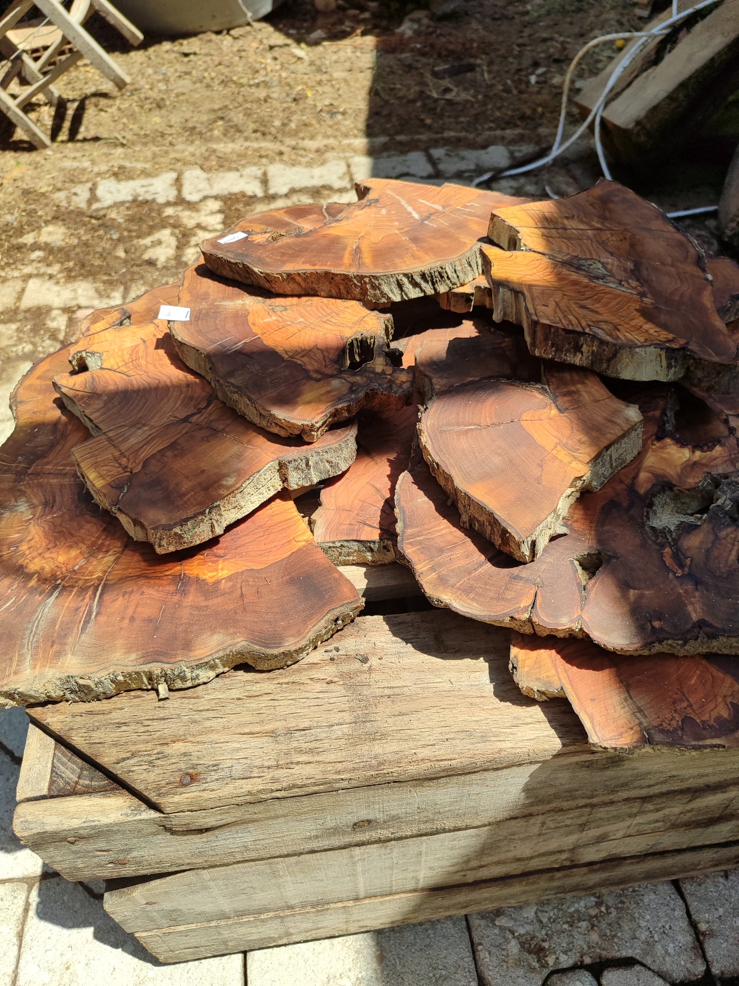 Wholesale Live Edge Olive Wood Slabs - Premium Sustainable Luxury, Unique Grain, 10x28x2.5cm for Epoxy & Crafts