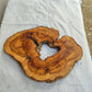 Rare Olive Wood Live Edge Slab – Premium Sustainable Luxury Unique Grain 29x39x3 cm - Olive Generic