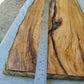 Rare Live Edge Olive Wood Slab – 33x80cm, Sustainable Luxury, Unique Grain, Natural Luster