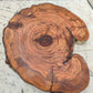 Rare Live Edge Olive Wood Slab – 33x40cm, Unique Grain, Natural Luster, Sustainable Luxury for Epoxy & Crafts