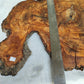 Live Edge Olive Wood Slab 38x46cm Epoxy Resin Coffee Table